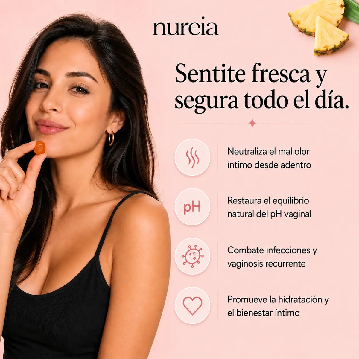 Nureia | Elimina el mal olor íntimo y equilibra el ph