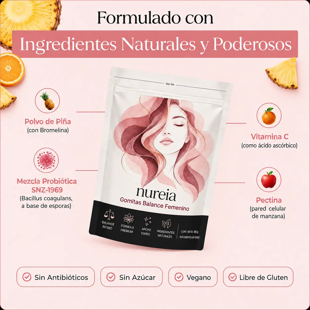 Nureia | Elimina el mal olor íntimo y equilibra el ph