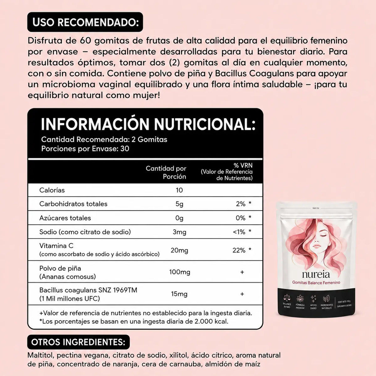 Nureia | Elimina el mal olor íntimo y equilibra el ph